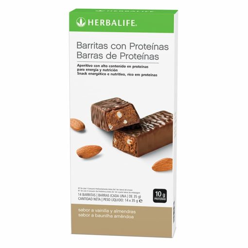 barritas proteinas vainilla almendras